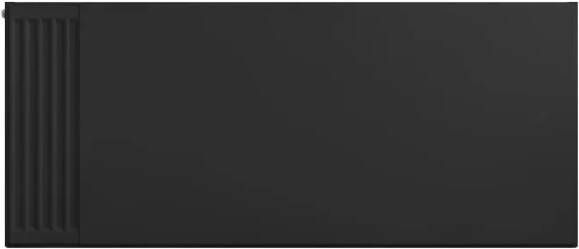 Eastbrook plaat voor paneelradiator 140x60cm zwart mat