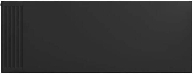 Eastbrook plaat voor paneelradiator 160x60cm zwart mat
