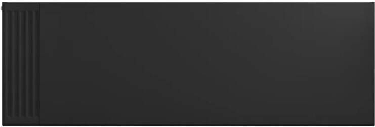 Eastbrook plaat voor paneelradiator 180x60cm zwart mat