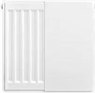 Eastbrook plaat voor paneelradiator 40x40cm wit glans