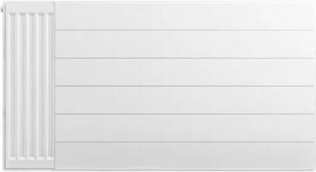 Eastbrook plaat voor paneelradiator met streep 110x60cm wit glans