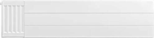 Eastbrook plaat voor paneelradiator met streep 120x30cm wit glans