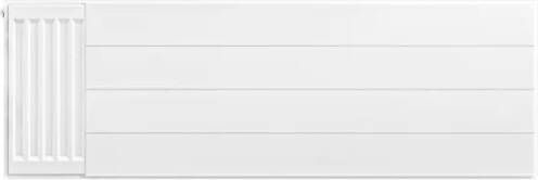 Eastbrook plaat voor paneelradiator met streep 120x40cm wit glans