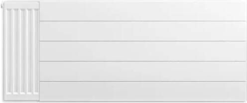 Eastbrook plaat voor paneelradiator met streep 120x50cm wit glans