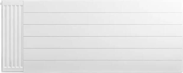 Eastbrook plaat voor paneelradiator met streep 150x60cm wit glans
