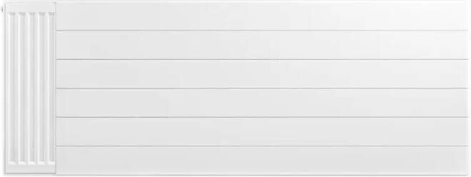 Eastbrook plaat voor paneelradiator met streep 160x60cm wit glans