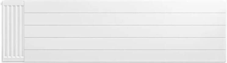 Eastbrook plaat voor paneelradiator met streep 180x50cm wit glans