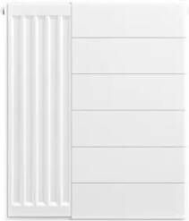 Eastbrook plaat voor paneelradiator met streep 50x60cm wit glans