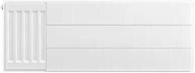 Eastbrook plaat voor paneelradiator met streep 80x30cm wit glans