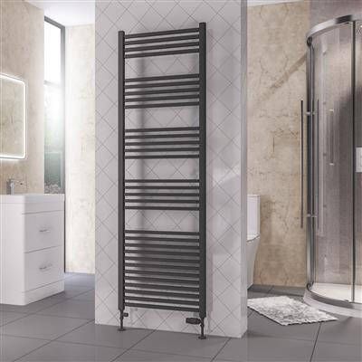 Eastbrook Rion handdoekradiator 60x180cm 1122W antraciet