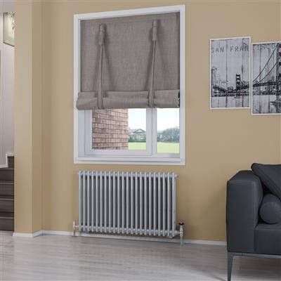 Eastbrook Rivassa 2 koloms radiator 100x60cm staal 1385W chroom