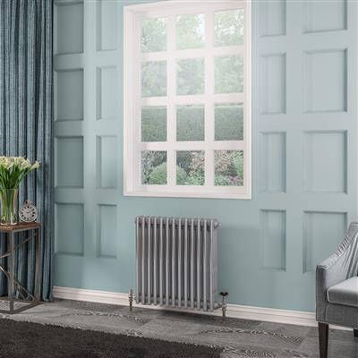 Eastbrook Rivassa 3 koloms radiator 60x60cm staal 1060W chroom