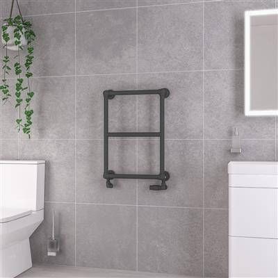 Eastbrook Stour handdoekradiator 50x70cm 221W antraciet