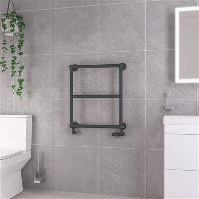 Eastbrook Stour handdoekradiator 60x70cm 240W antraciet