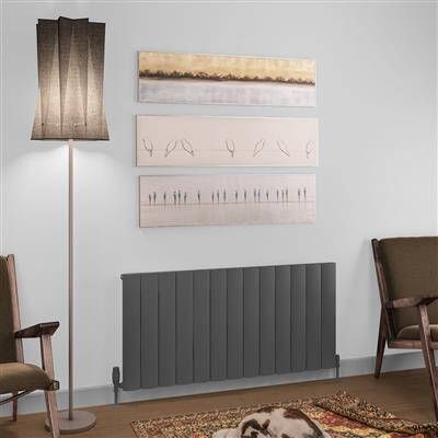 Eastbrook Tordino radiator 125x60cm aluminium 1329W antraciet