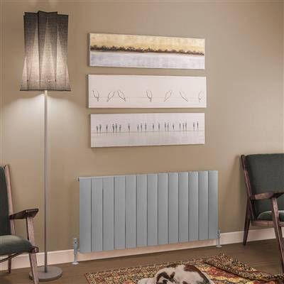 Eastbrook Tordino radiator 125x60cm aluminium 1329W grijs mat