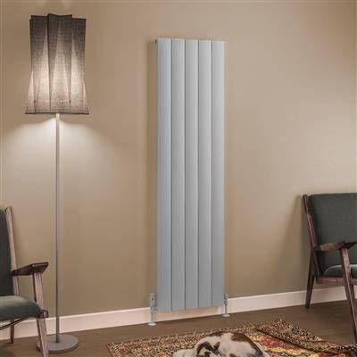 Eastbrook Tordino radiator 45x180cm aluminium 1432W grijs mat