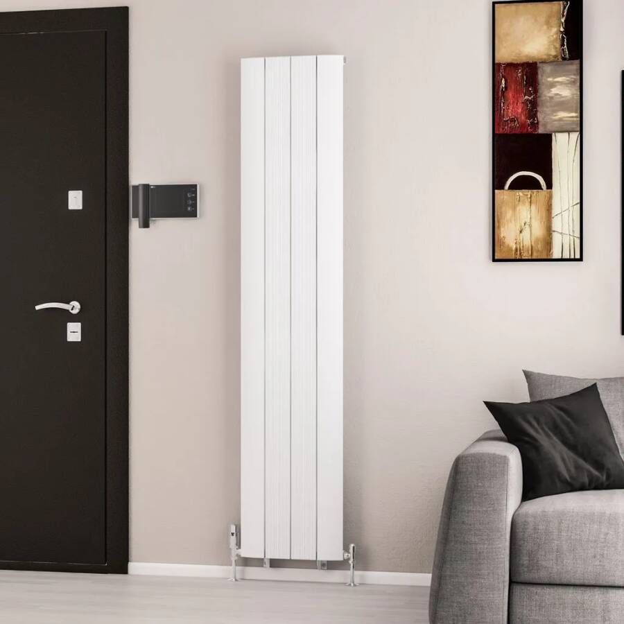 Eastbrook Trent paneelradiator 38x180cm 1017W wit mat