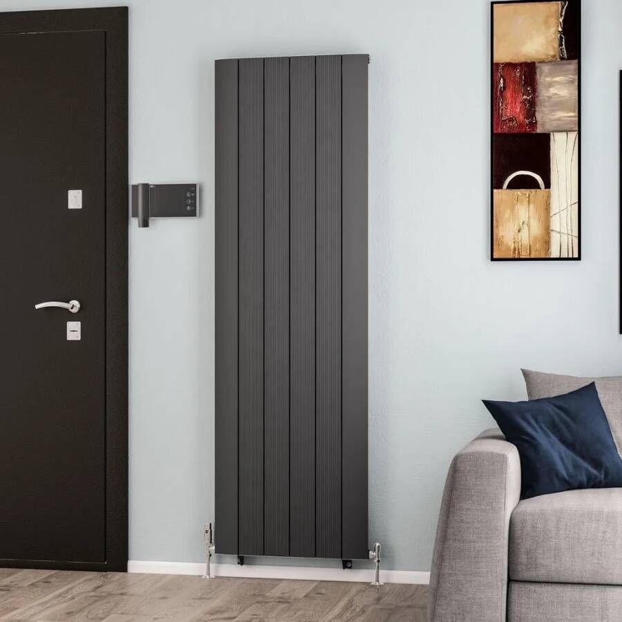 Eastbrook Trent paneelradiator 57x180cm 1525W antraciet