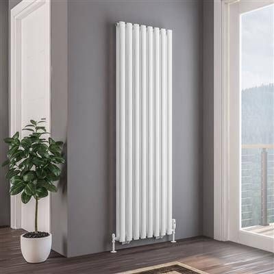 Eastbrook Tunstall dubbele radiator 55x180cm 1904W wit mat