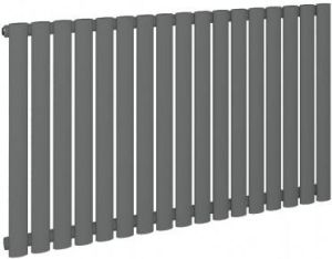 Eastbrook Tunstall Horizontale radiator 60x82 5cm Antraciet 757 watt