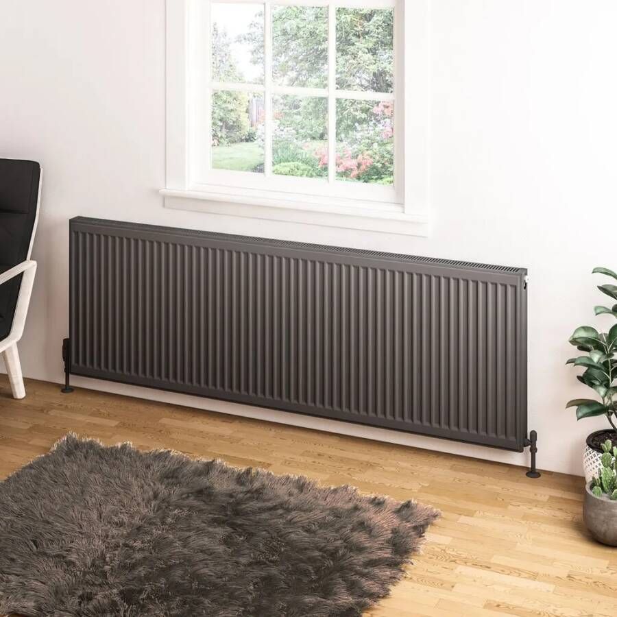 Eastbrook Type 11 paneelradiator 180x60cm 2105W antraciet