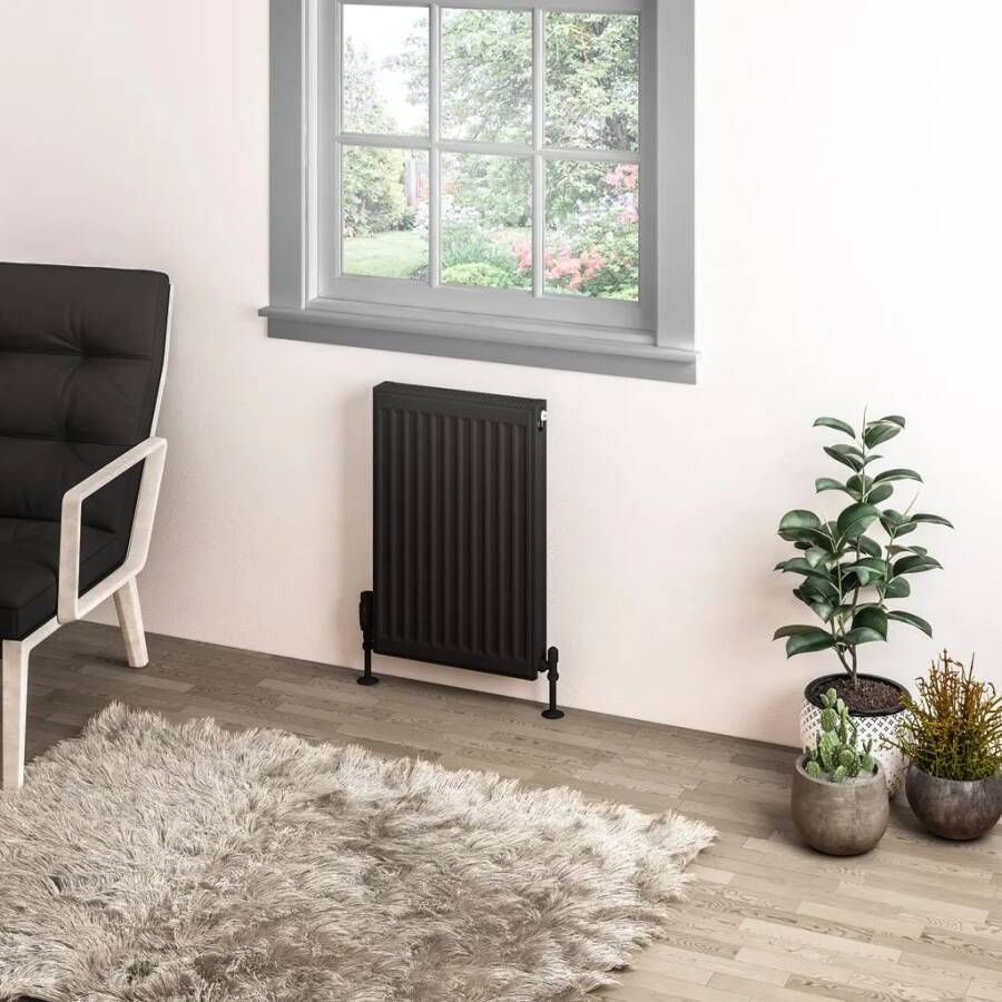Eastbrook Type 11 paneelradiator 40x60cm 468W zwart mat