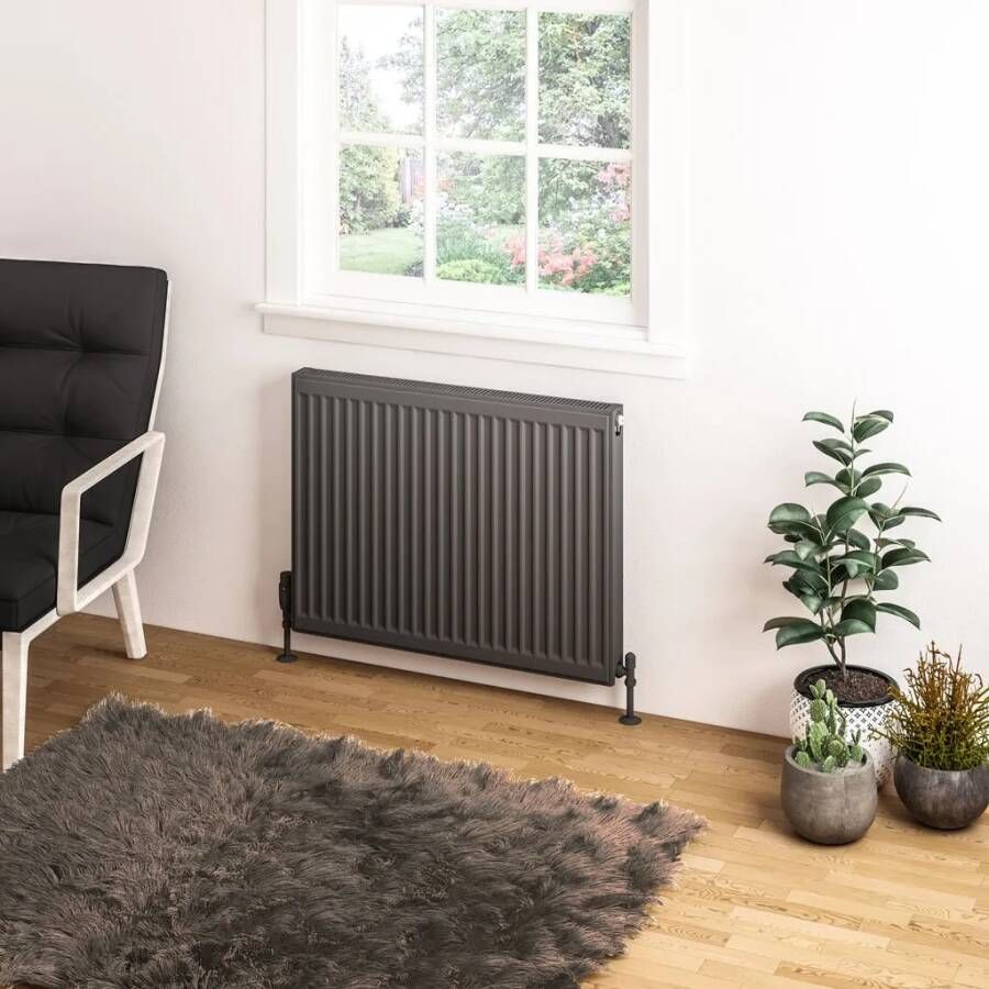 Eastbrook Type 11 paneelradiator 80x60cm 935W antraciet
