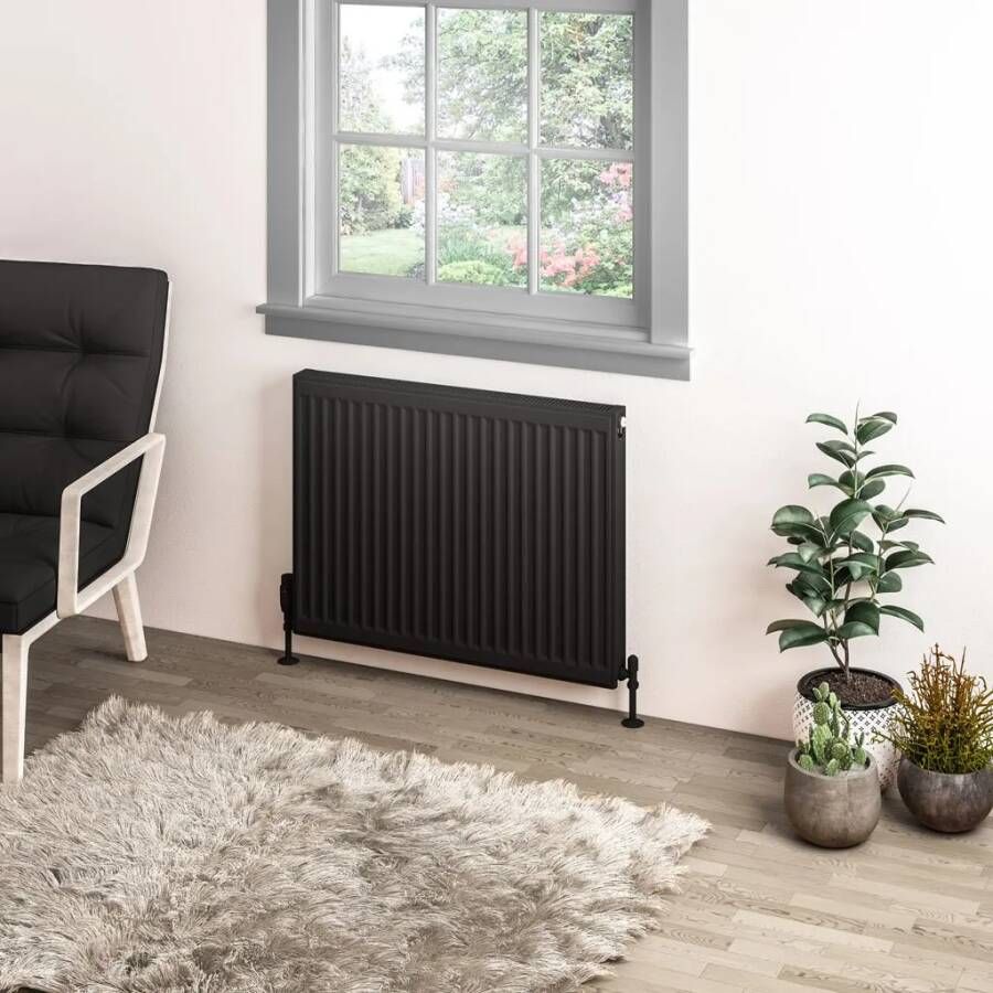 Eastbrook Type 11 paneelradiator 80x60cm 935W zwart mat