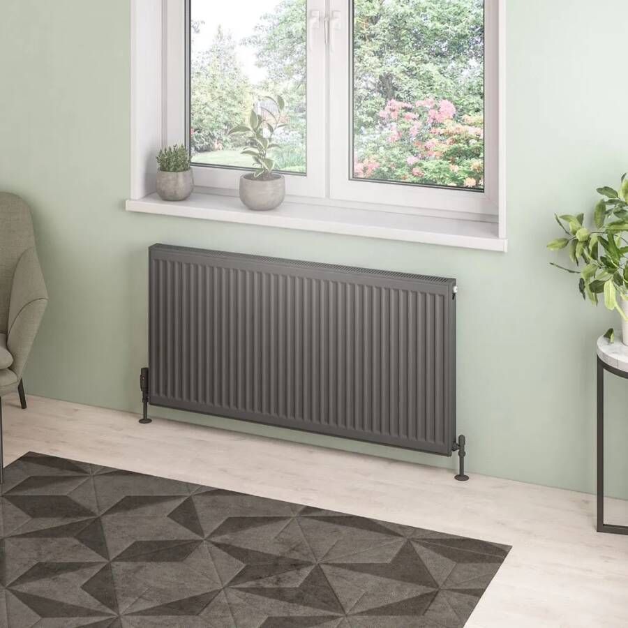 Eastbrook Type 21 paneelradiator 120x60cm 2022W antraciet