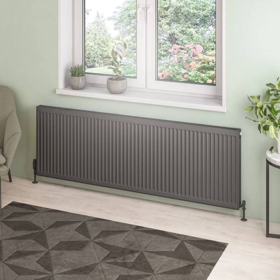 Eastbrook Type 21 paneelradiator 180x60cm 3034W antraciet