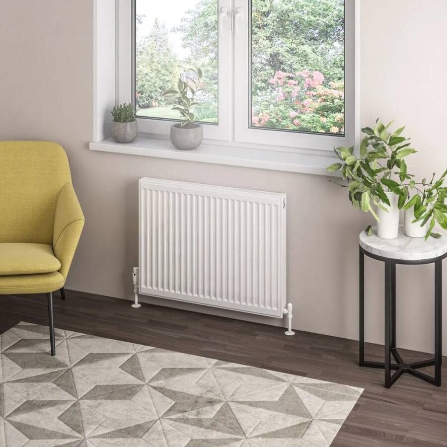 Eastbrook Type 21 paneelradiator 80x60cm 1349W wit glans
