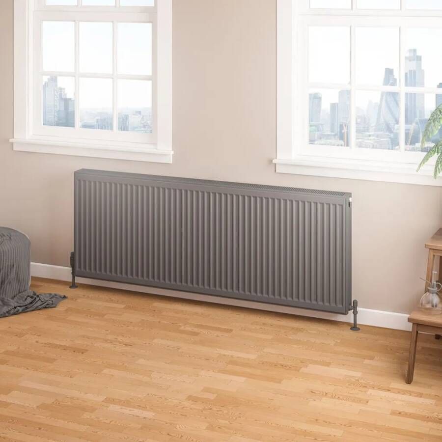 Eastbrook Type 22 paneelradiator 160x60cm 3319W antraciet
