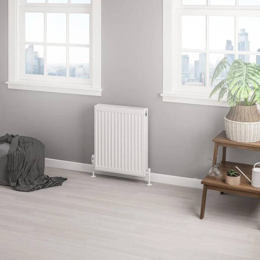 Eastbrook Keynsham paneelradiator met streep 50x60cm 987W wit glans