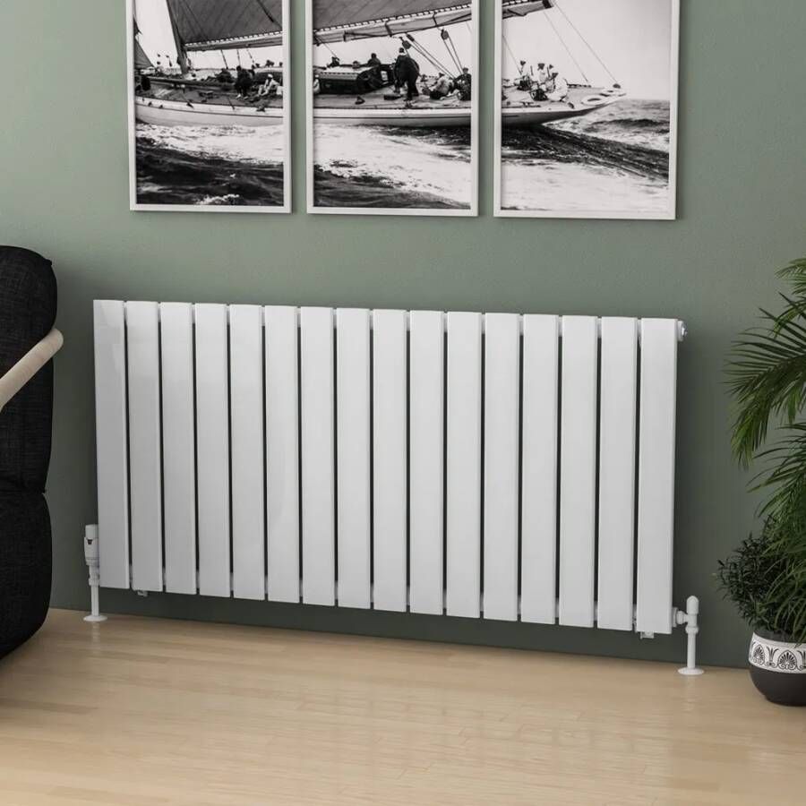Eastbrook Warrington paneelradiator type 10 120x60cm 1060W wit glans