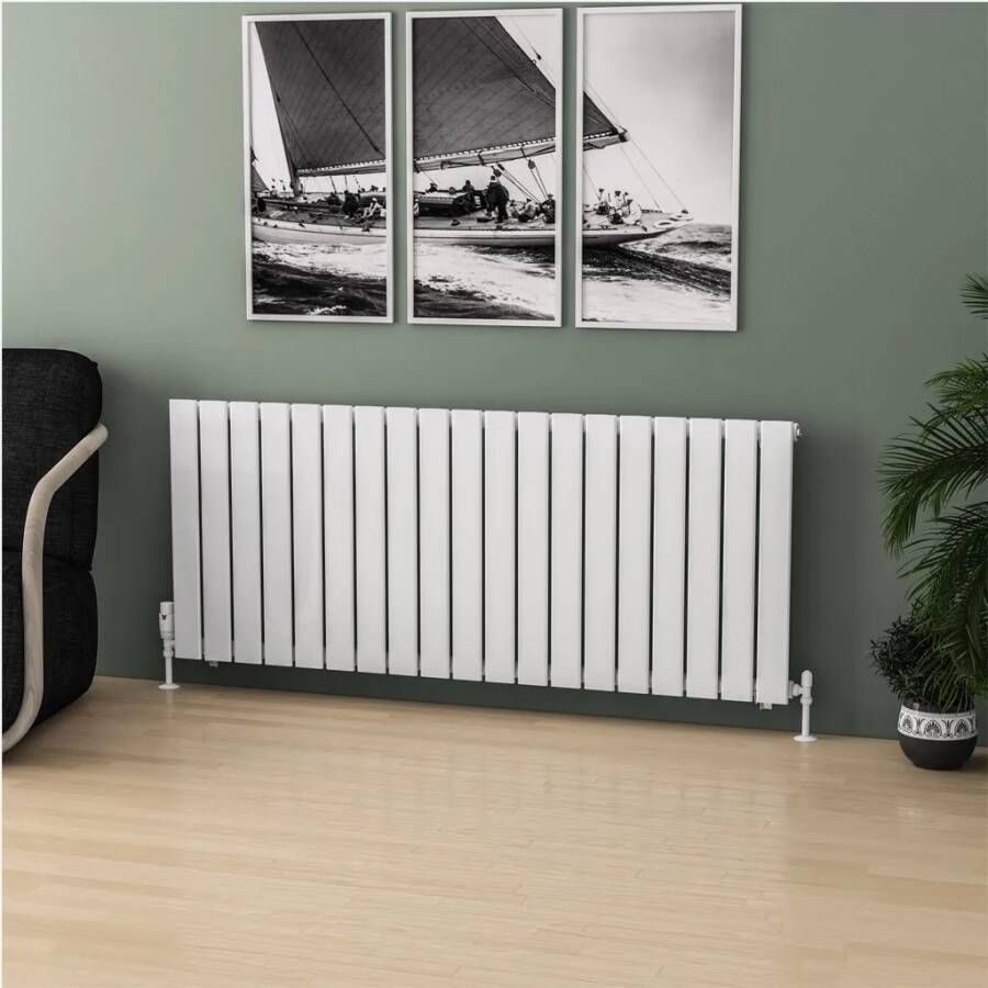 Eastbrook Warrington paneelradiator type 10 145x60cm 1257W wit glans