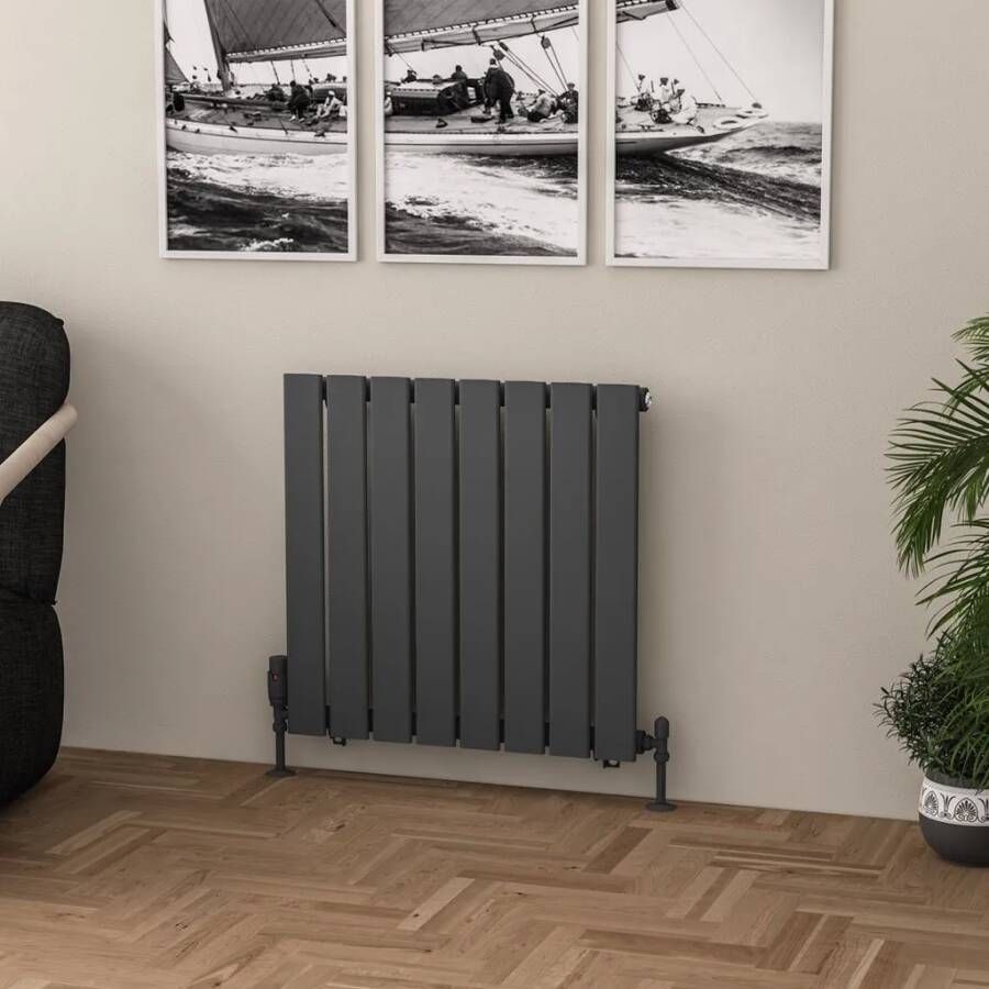 Eastbrook Warrington paneelradiator type 10 60x60cm 529W antraciet