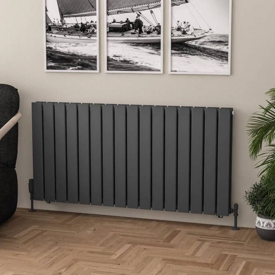 Eastbrook Warrington paneelradiator type 20 120x60cm 1942W antraciet