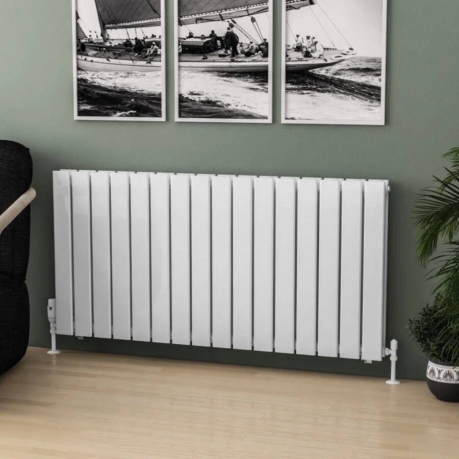 Eastbrook Warrington paneelradiator type 20 120x60cm 1942W wit glans
