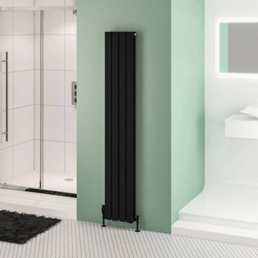 Eastbrook Warrington paneelradiator type 20 30x180cm 1367W zwart mat