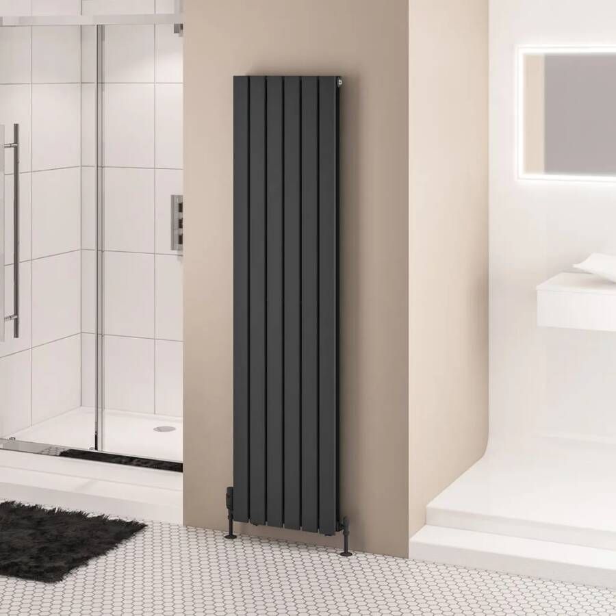 Eastbrook Warrington paneelradiator type 20 45x180cm 2050W antraciet