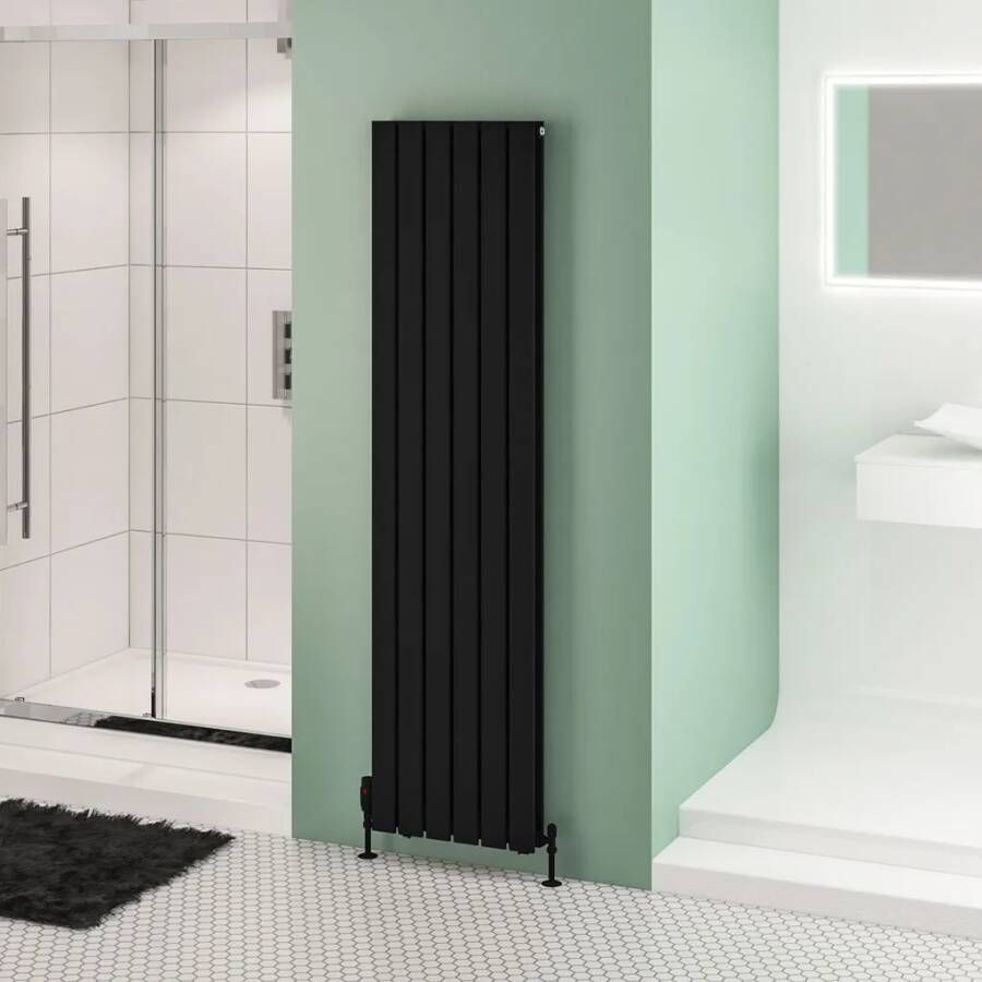 Eastbrook Warrington paneelradiator type 20 45x180cm 2050W zwart mat