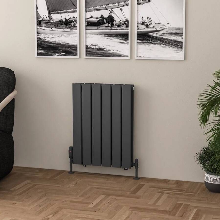 Eastbrook Warrington paneelradiator type 20 45x60cm 728W antraciet