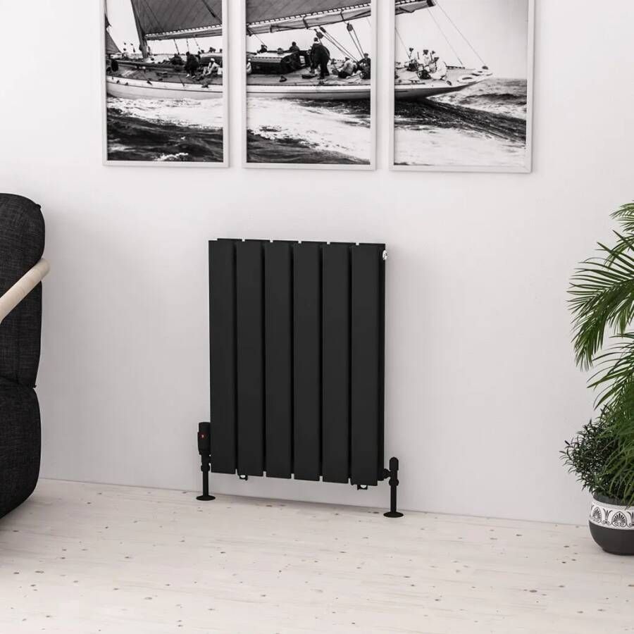 Eastbrook Warrington paneelradiator type 20 45x60cm 728W zwart mat