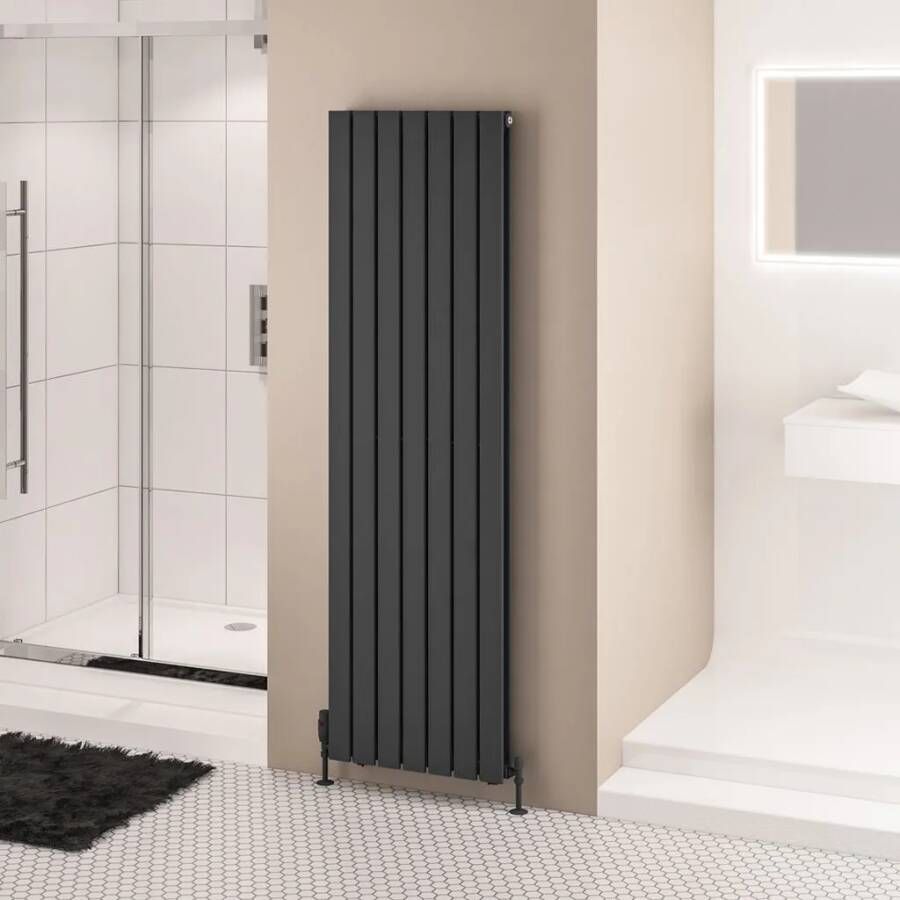 Eastbrook Warrington paneelradiator type 20 55x180cm 2293W antraciet