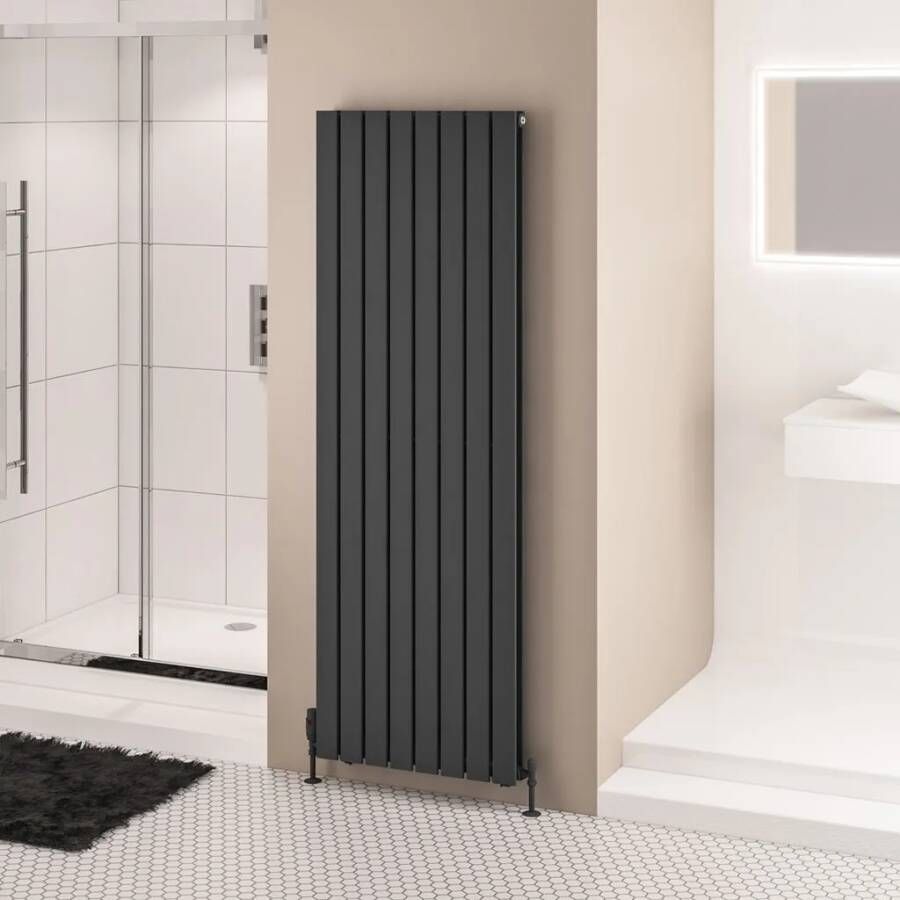 Eastbrook Warrington paneelradiator type 20 60x180cm 2735W antraciet