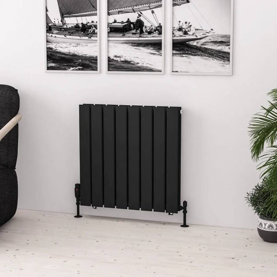 Eastbrook Warrington paneelradiator type 20 60x60cm 970W zwart mat