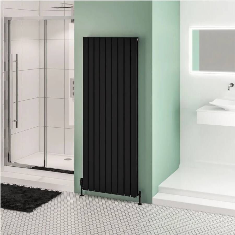 Eastbrook Warrington paneelradiator type 20 70x180cm 3703W zwart mat