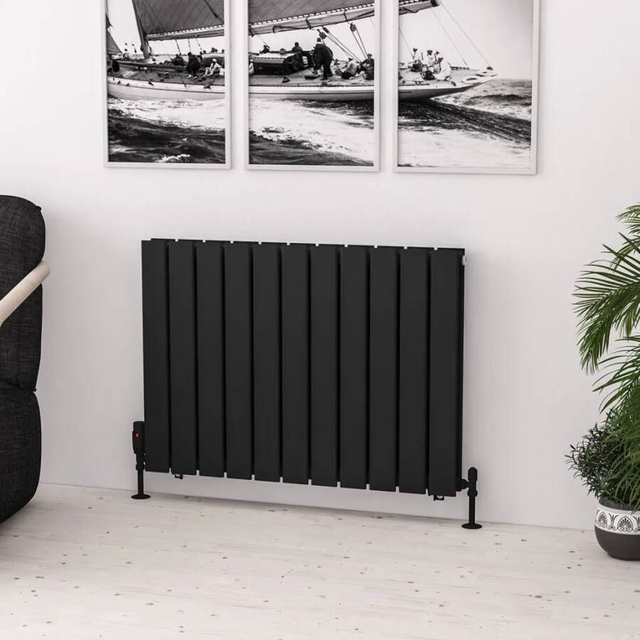 Eastbrook Warrington paneelradiator type 20 85x60cm 1335W zwart mat
