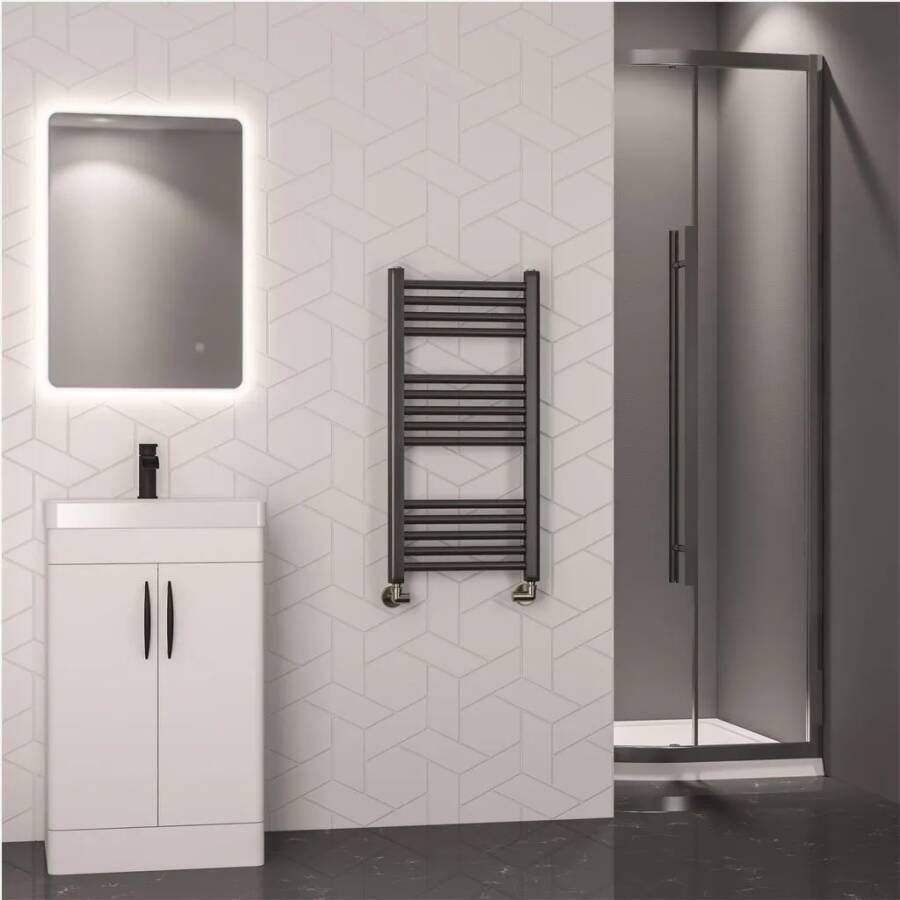 Eastbrook Wendover handdoekradiator 40x80cm 261W brons geborsteld